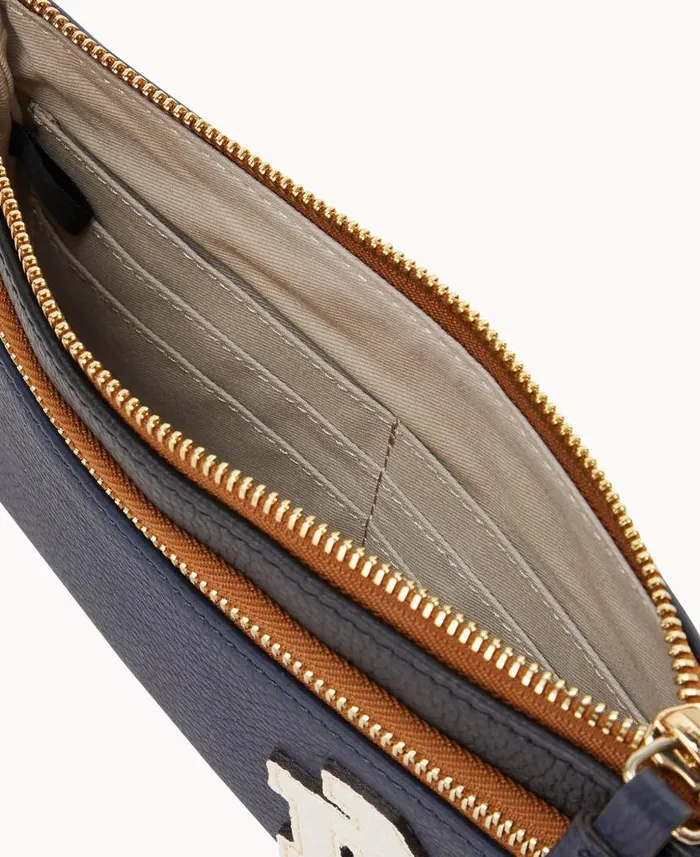 Dooney and Bourke Collegiate University Of Notre Dame Double Zip Wristlet University Of Notre Dame WomenMen Wallets Dooney and Bourke Collegiate University Of Notre Dame Double Zip Wristlet University Of Notre Dame WomenMen Wallets