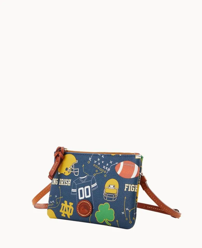 Dooney and Bourke Collegiate University Of Notre Dame Top Zip Crossbody University Of Notre Dame WomenMen Crossbodies Dooney and Bourke Collegiate University Of Notre Dame Top Zip Crossbody University Of Notre Dame WomenMen Crossbodies