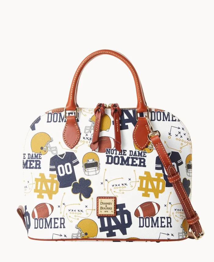 Dooney and Bourke Collegiate University Of Notre Dame Zip Zip Satchel Notre Dame WomenMen Satchels Dooney and Bourke Collegiate University Of Notre Dame Zip Zip Satchel Notre Dame WomenMen Satchels