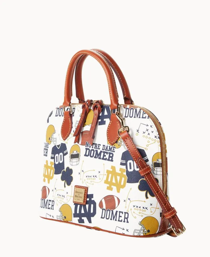 Dooney and Bourke Collegiate University Of Notre Dame Zip Zip Satchel Notre Dame WomenMen Satchels Dooney and Bourke Collegiate University Of Notre Dame Zip Zip Satchel Notre Dame WomenMen Satchels