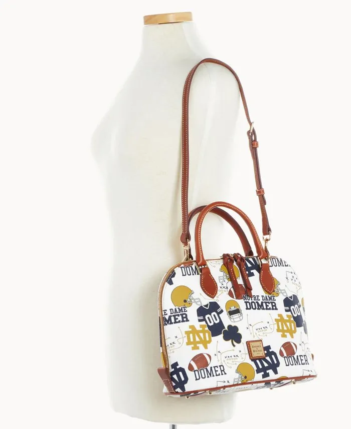 Dooney and Bourke Collegiate University Of Notre Dame Zip Zip Satchel Notre Dame WomenMen Satchels Dooney and Bourke Collegiate University Of Notre Dame Zip Zip Satchel Notre Dame WomenMen Satchels