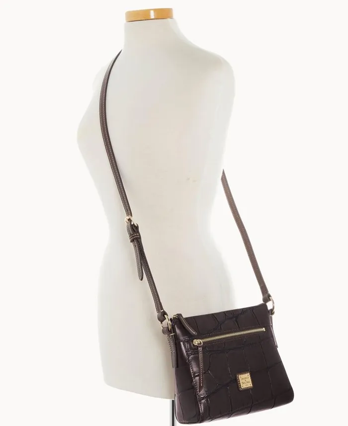 Dooney and Bourke Denison Allison Crossbody Espresso WomenMen Crossbodies