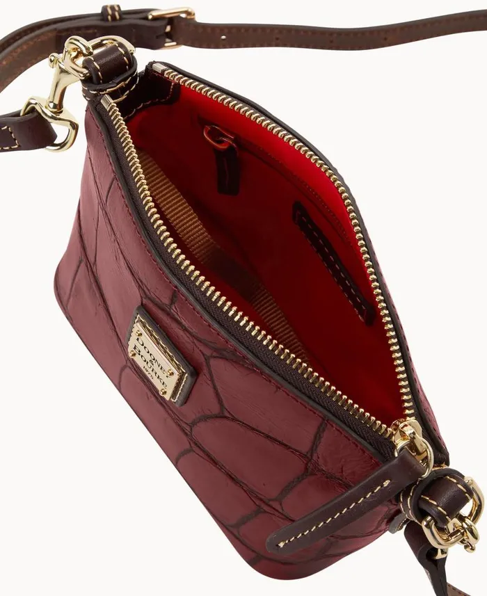 Dooney and Bourke Denison Mini Domed Crossbody Bordeaux WomenMen Crossbodies Dooney and Bourke Denison Mini Domed Crossbody Bordeaux WomenMen Crossbodies