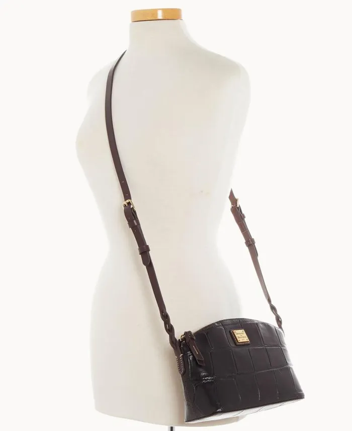 Dooney and Bourke Denison Penny Crossbody Espresso WomenMen Crossbodies