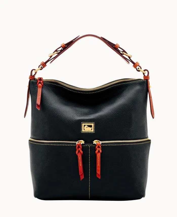 Dooney and Bourke Dillen Medium Pocket Sac Black WomenMen Shoulder Bags