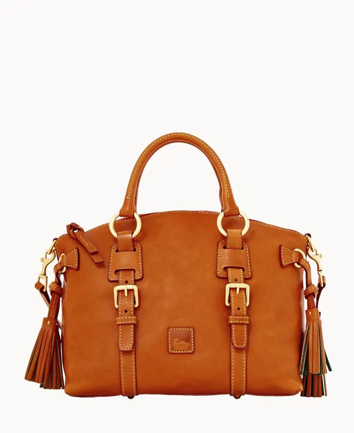 Dooney and Bourke Florentine Bristol Satchel Natural WomenMen Satchels