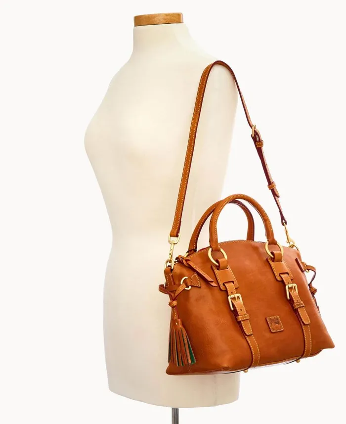 Dooney and Bourke Florentine Bristol Satchel Natural WomenMen Satchels