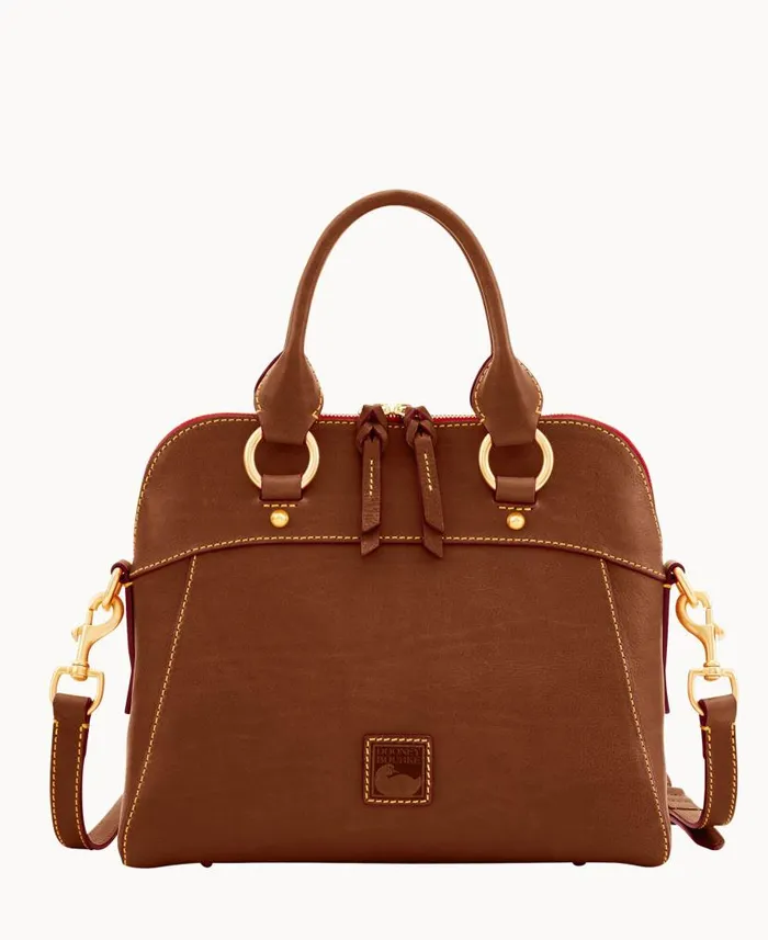 Dooney and Bourke Florentine Cameron Satchel Chestnut WomenMen Satchels