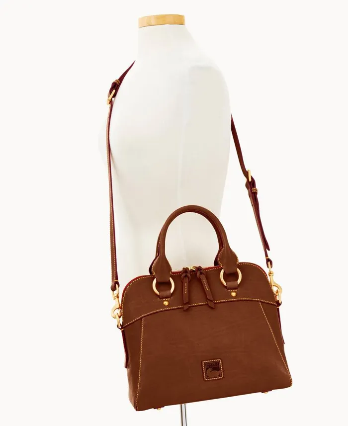 Dooney and Bourke Florentine Cameron Satchel Chestnut WomenMen Satchels