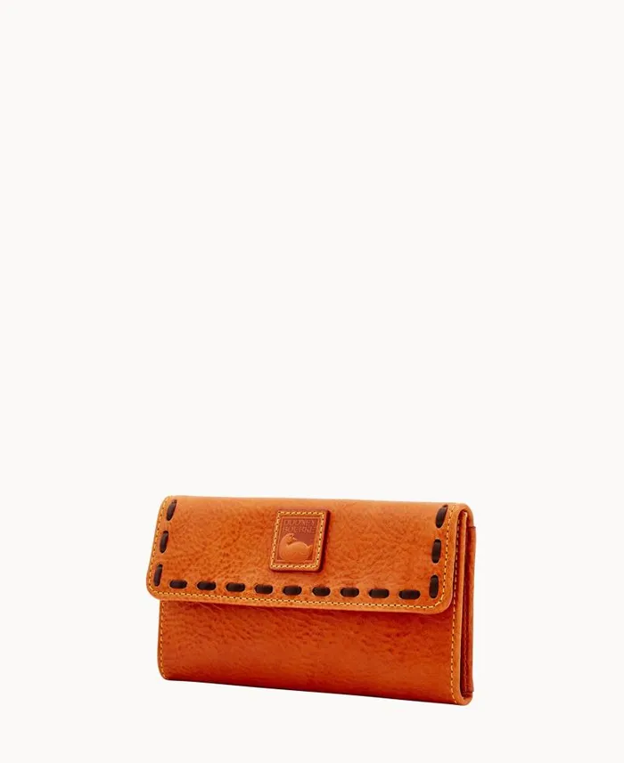 Dooney and Bourke Florentine Continental Clutch Natural WomenMen Wallets