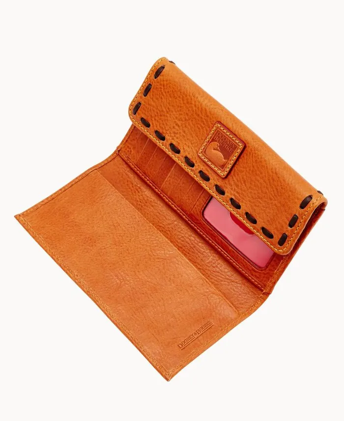 Dooney and Bourke Florentine Continental Clutch Natural WomenMen Wallets