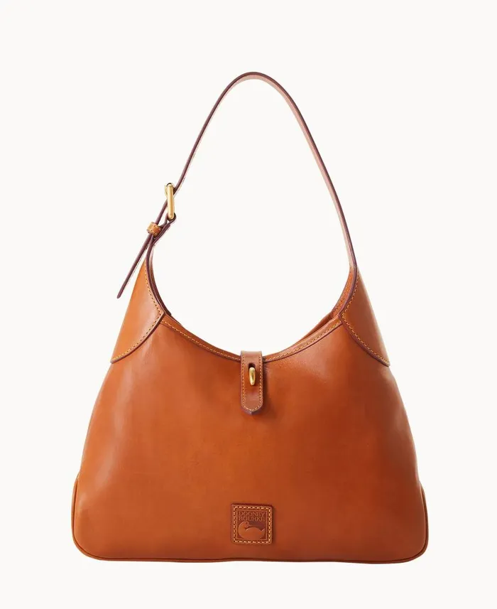 Dooney and Bourke Florentine Crescent Hobo Natural WomenMen Shoulder Bags