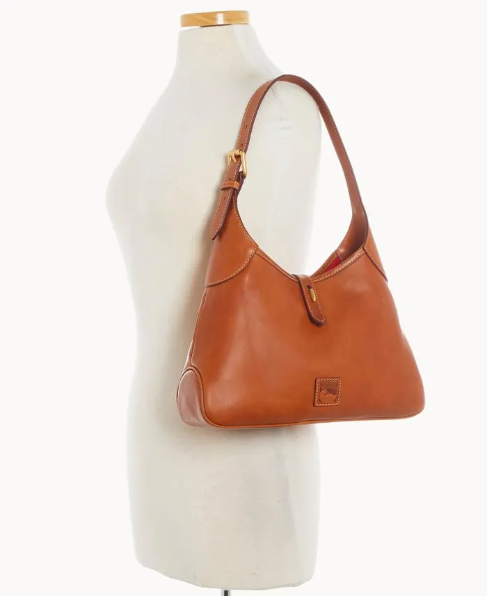 Dooney and Bourke Florentine Crescent Hobo Natural WomenMen Shoulder Bags