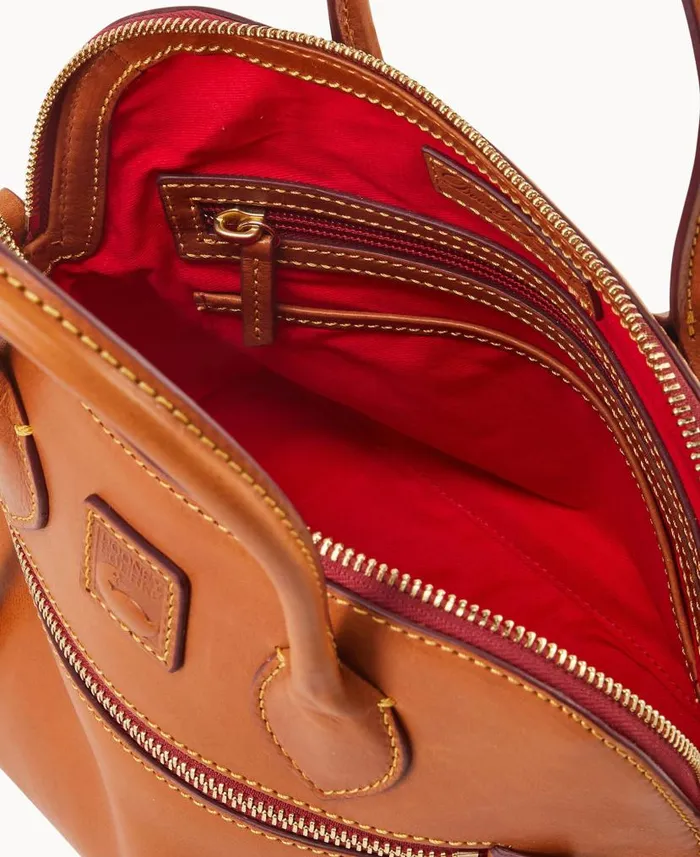 Dooney and Bourke Florentine Domed Satchel Natural WomenMen Satchels