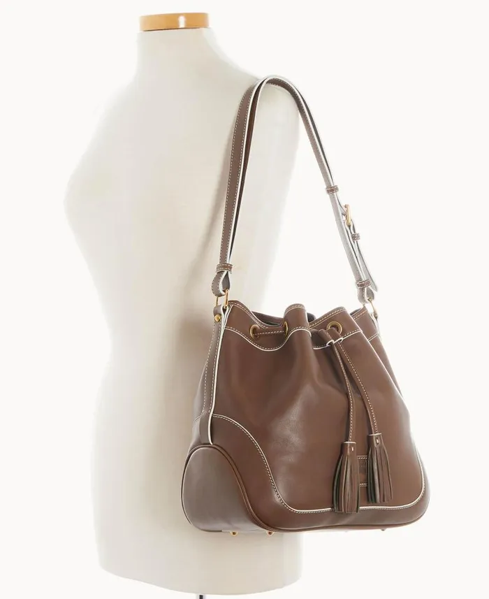 Dooney and Bourke Florentine Drawstring Elephant WomenMen Shoulder Bags