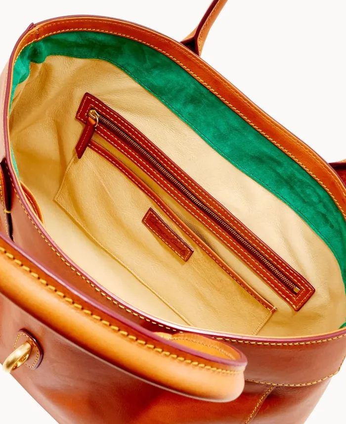 Dooney and Bourke Florentine Large Amelie Shoulder Bag Natural WomenMen Totes Dooney and Bourke Florentine Large Amelie Shoulder Bag Natural WomenMen Totes