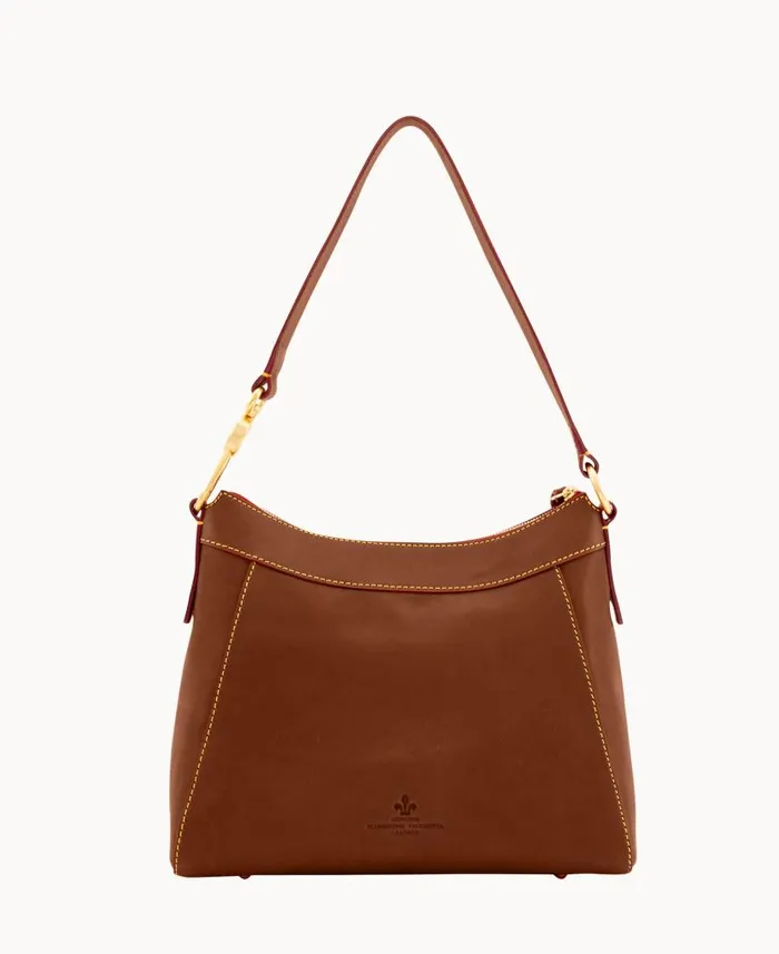 Dooney and Bourke Florentine Large Cassidy Hobo Chestnut WomenMen Shoulder Bags Dooney and Bourke Florentine Large Cassidy Hobo Chestnut WomenMen Shoulder Bags