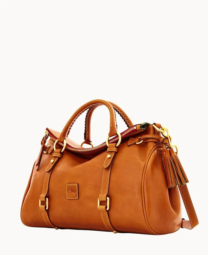 Dooney and Bourke Florentine Large Satchel Natural WomenMen Satchels