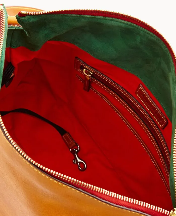 Dooney and Bourke Florentine Large Satchel Natural WomenMen Satchels