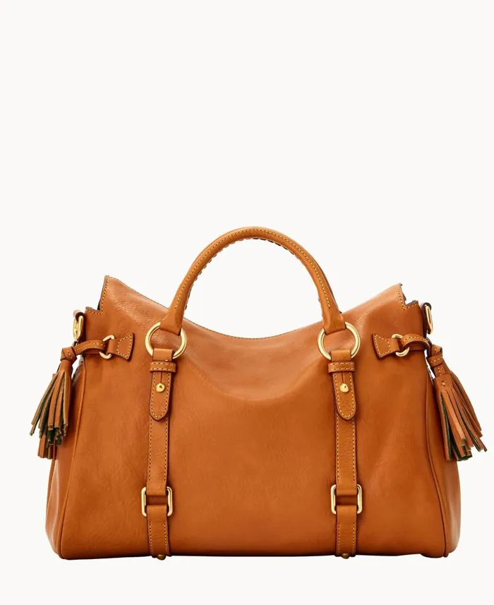 Dooney and Bourke Florentine Large Satchel Natural WomenMen Satchels