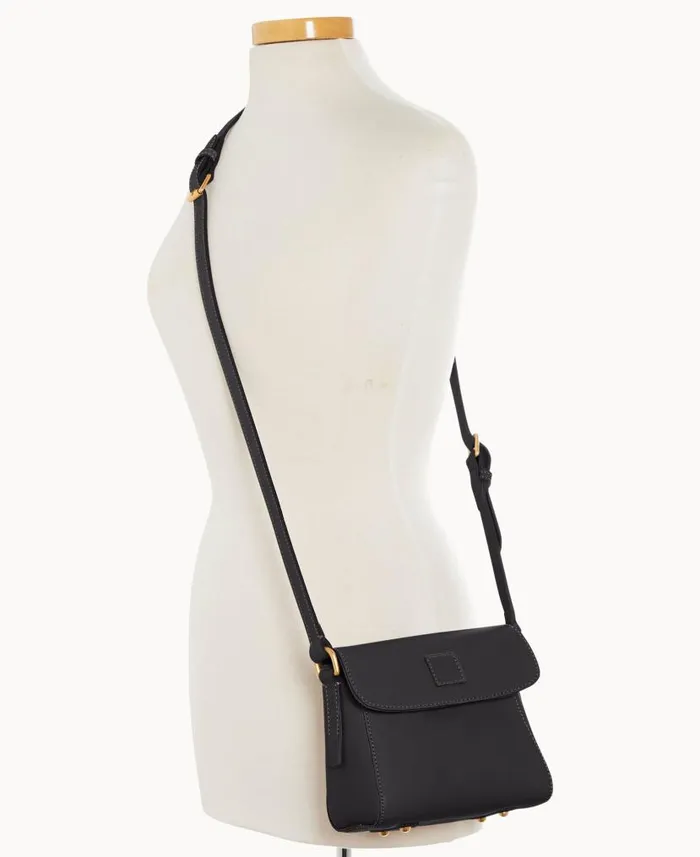 Dooney and Bourke Florentine Mini Eliza Crossbody Black Black WomenMen Crossbodies Dooney and Bourke Florentine Mini Eliza Crossbody Black Black WomenMen Crossbodies