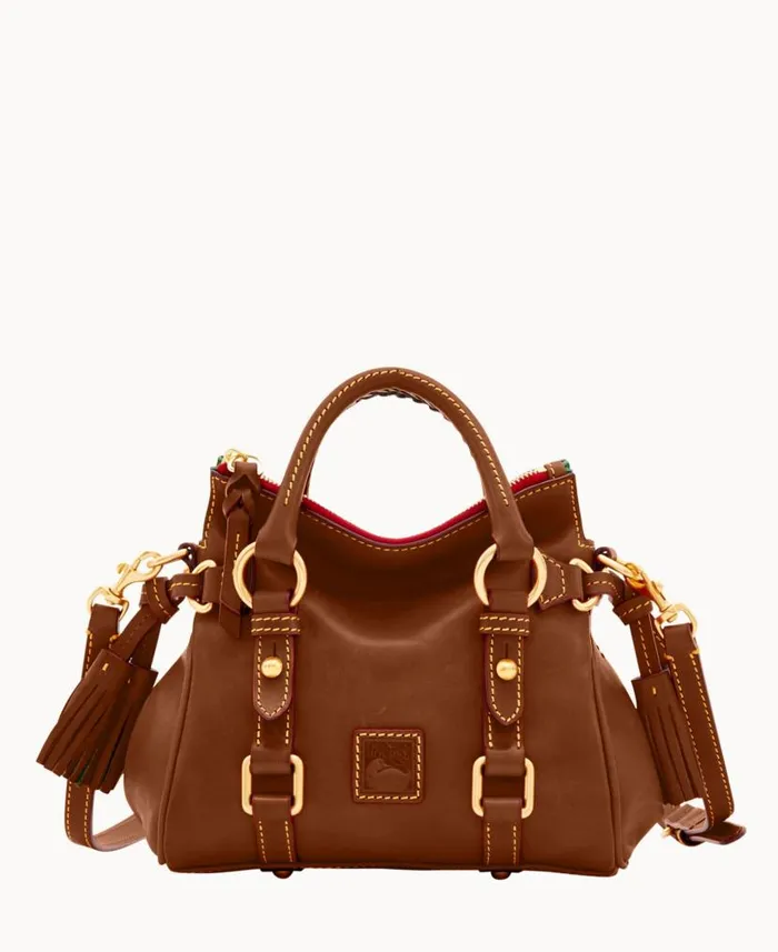 Dooney and Bourke Florentine Nano Satchel Chestnut WomenMen Satchels