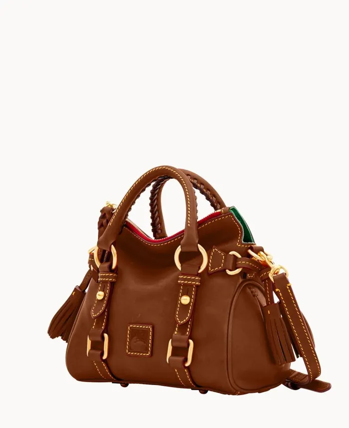 Dooney and Bourke Florentine Nano Satchel Chestnut WomenMen Satchels