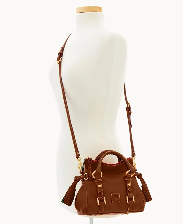 Dooney and Bourke Florentine Nano Satchel Chestnut WomenMen Satchels
