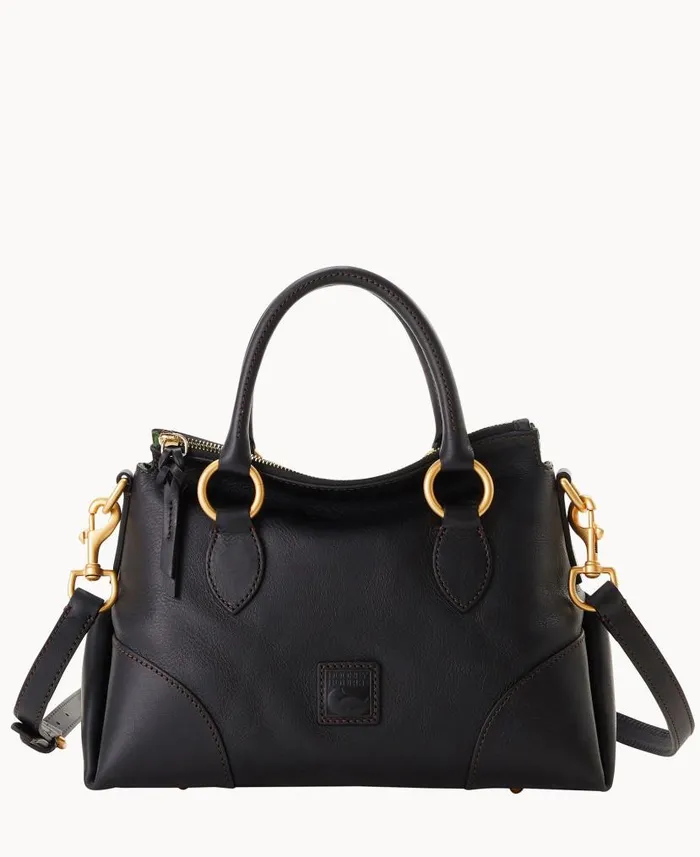 Dooney and Bourke Florentine Satchel 30 Black Black WomenMen Satchels