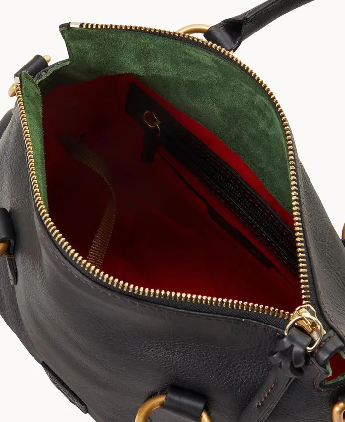 Dooney and Bourke Florentine Satchel 30 Black Black WomenMen Satchels