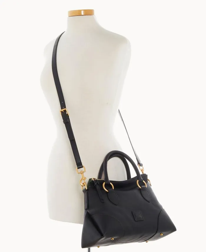 Dooney and Bourke Florentine Satchel 30 Black Black WomenMen Satchels