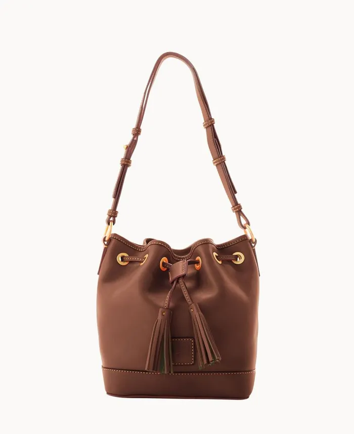 Dooney and Bourke Florentine Small Drawstring Chestnut WomenMen Shoulder Bags