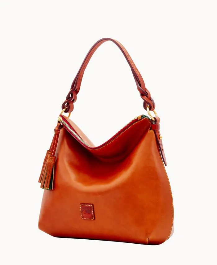 Dooney and Bourke Florentine Twist Strap Hobo Natural WomenMen Shoulder Bags Dooney and Bourke Florentine Twist Strap Hobo Natural WomenMen Shoulder Bags
