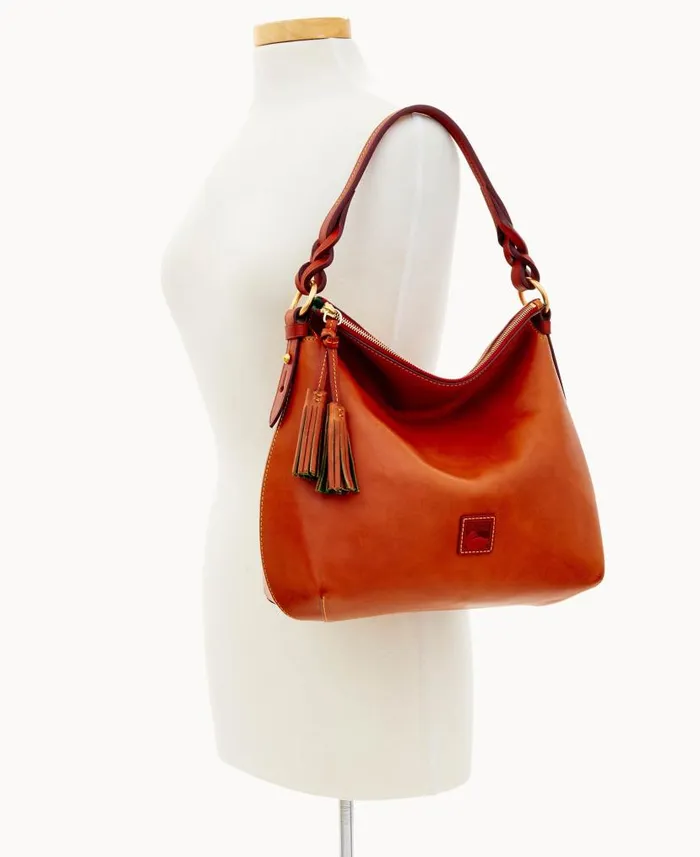 Dooney and Bourke Florentine Twist Strap Hobo Natural WomenMen Shoulder Bags Dooney and Bourke Florentine Twist Strap Hobo Natural WomenMen Shoulder Bags