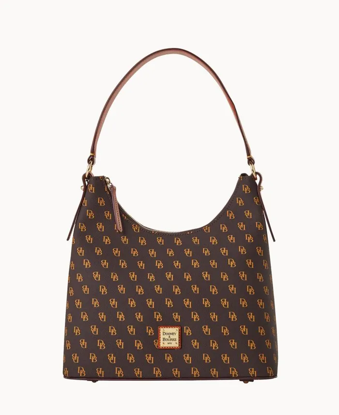 Dooney and Bourke Gretta Hobo Brown Tmoro WomenMen Shoulder Bags