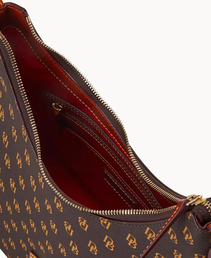 Dooney and Bourke Gretta Hobo Brown Tmoro WomenMen Shoulder Bags