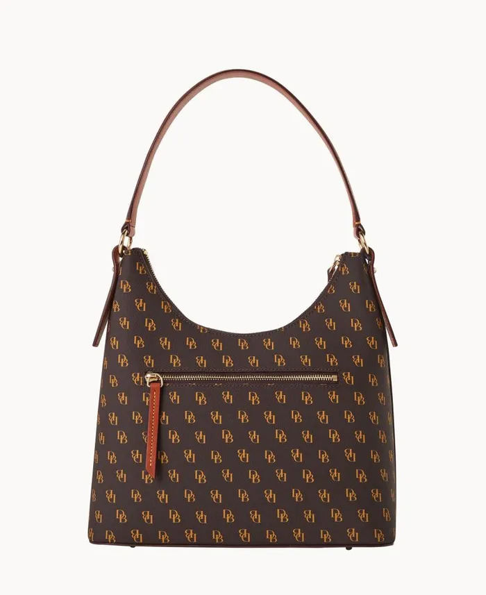 Dooney and Bourke Gretta Hobo Brown Tmoro WomenMen Shoulder Bags