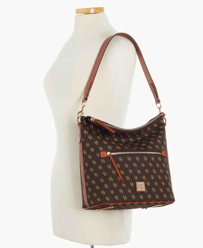 Dooney and Bourke Gretta Large Sac Brown Tmoro WomenMen Shoulder Bags