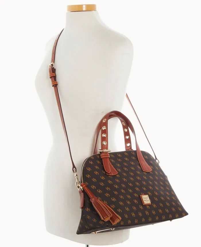 Dooney and Bourke Gretta Small Audrey Brown Tmoro WomenMen Satchels