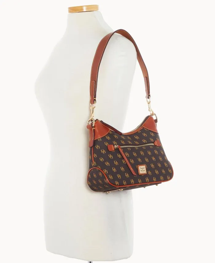 Dooney and Bourke Gretta Small Hobo Brown Tmoro WomenMen Shoulder Bags