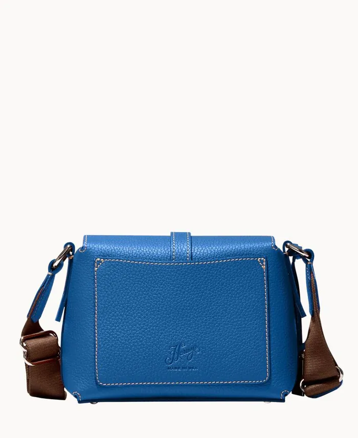Dooney and Bourke Henrys Foldover Crossbody Blue WomenMen Crossbodies
