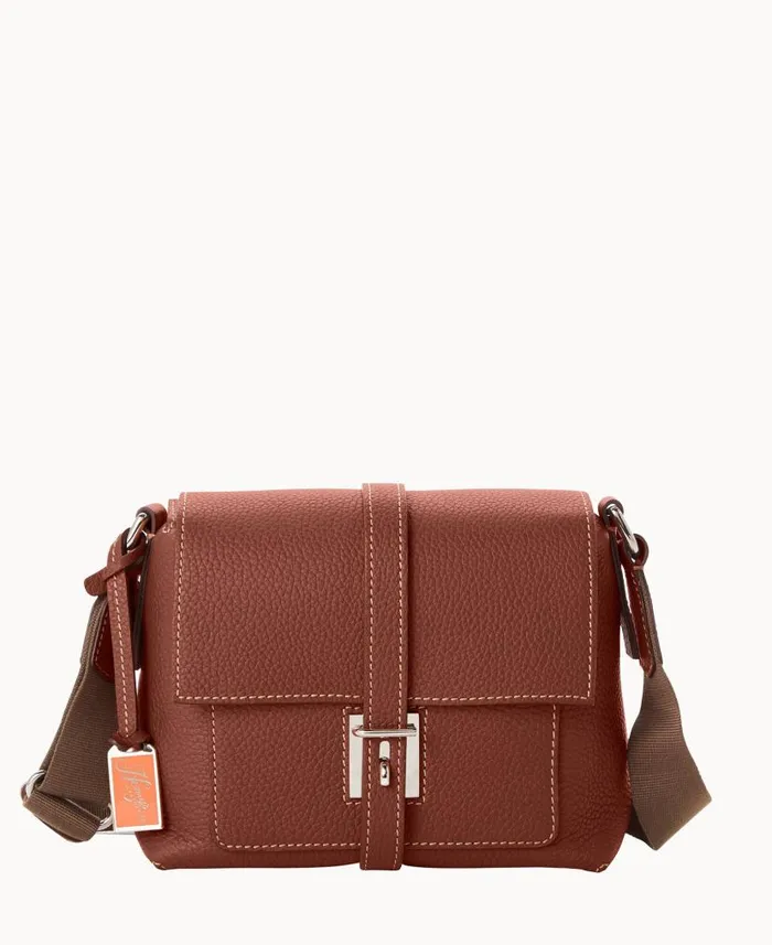 Dooney and Bourke Henrys Mini Messenger Chocolate WomenMen Crossbodies