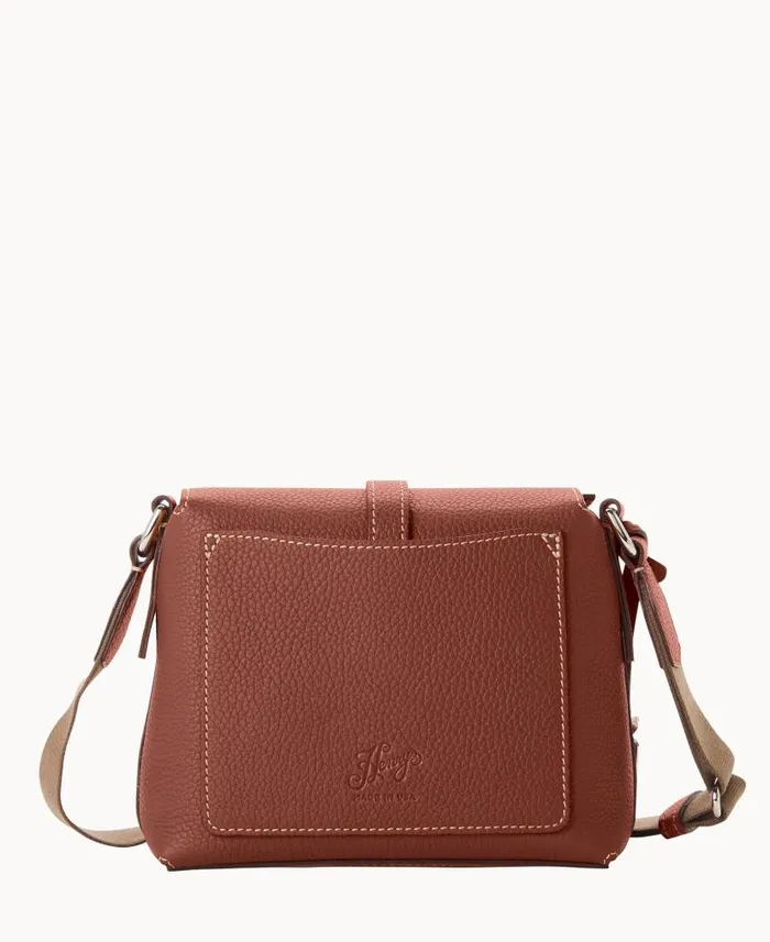 Dooney and Bourke Henrys Mini Messenger Chocolate WomenMen Crossbodies