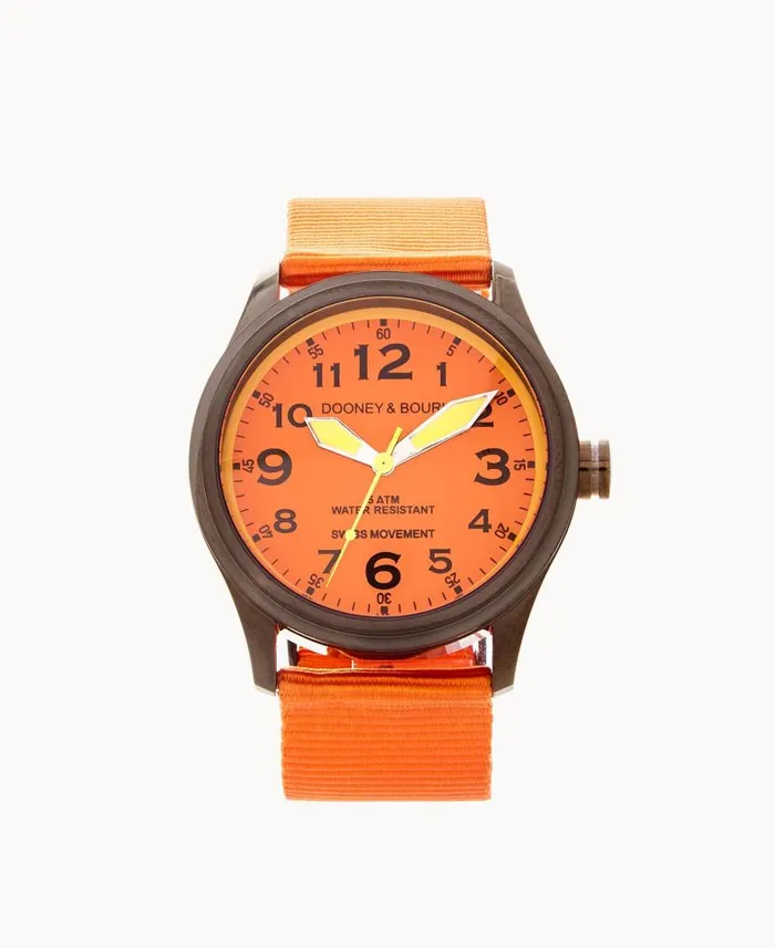 Dooney and Bourke Mariner Watch Orange WomenMen Watches