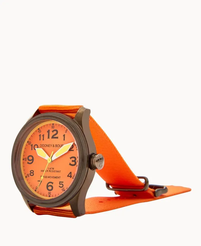 Dooney and Bourke Mariner Watch Orange WomenMen Watches