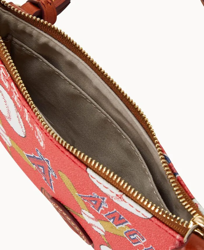 Dooney and Bourke MLB Angels Top Zip Crossbody Angels WomenMen Crossbodies