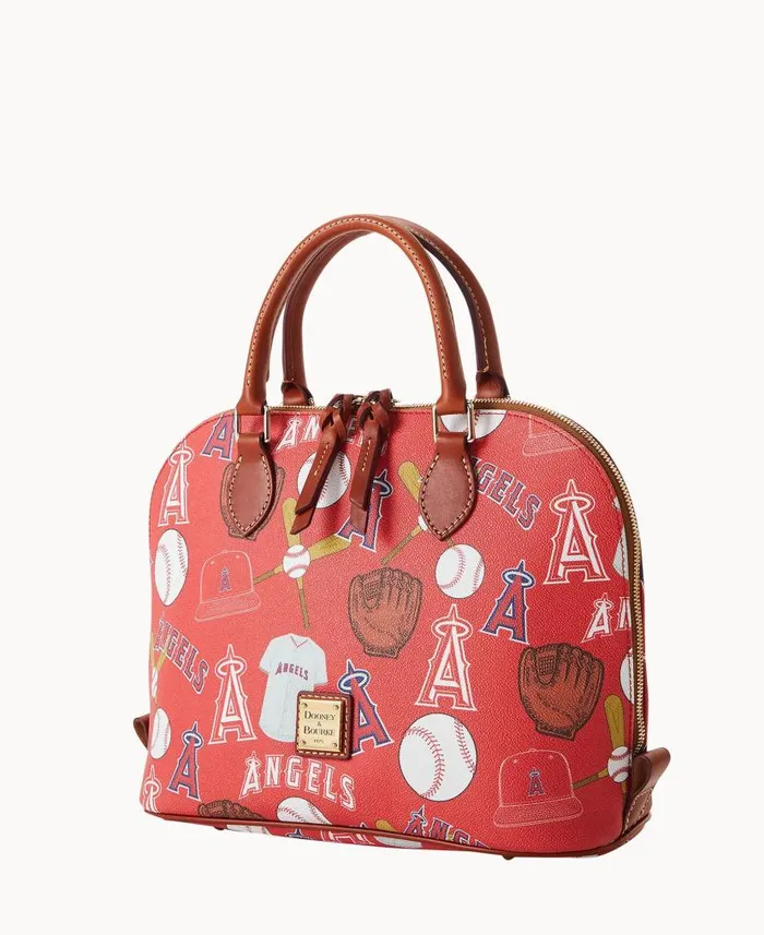 Dooney and Bourke MLB Angels Zip Zip Satchel Angels WomenMen Satchels