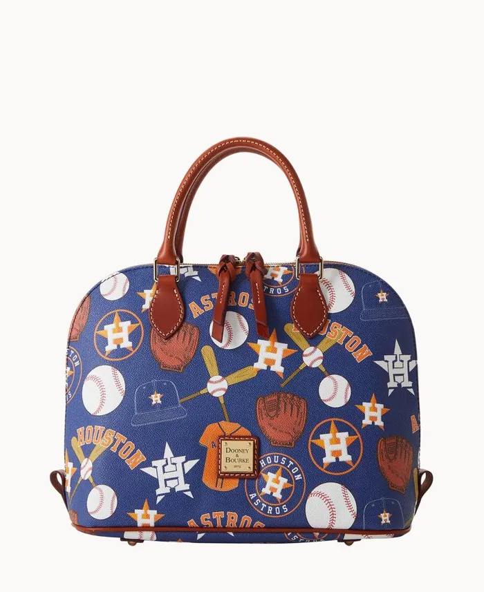 Dooney and Bourke MLB Astros Zip Zip Satchel Astros WomenMen Satchels