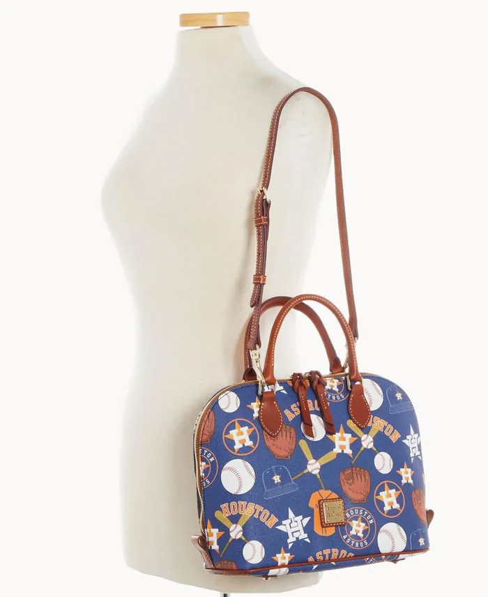 Dooney and Bourke MLB Astros Zip Zip Satchel Astros WomenMen Satchels