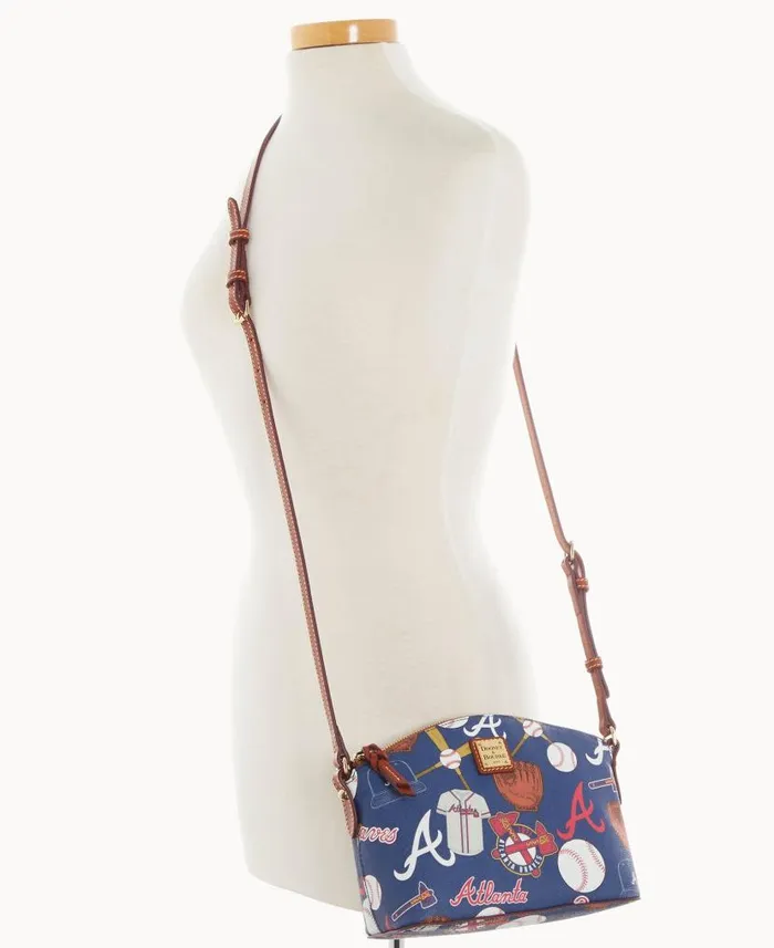 Dooney and Bourke MLB Braves Suki Crossbody Braves WomenMen Crossbodies